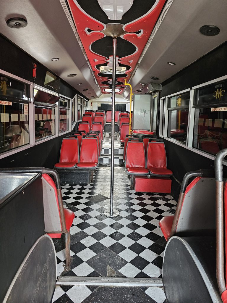 Black Rapper Bus Interior